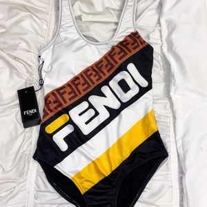 Fendi one piece bathing suit